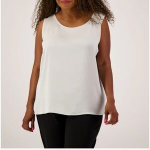 Ming Wang Elegant Grey Tank Top